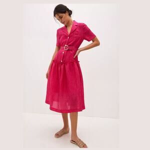 Anthropologie Exquise Blaine Eyelet Midi Dress - Small - New